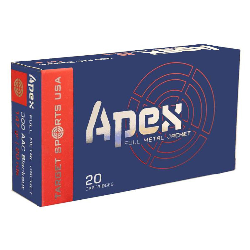Target Sports USA APEX 300 AAC Blackout Ammo 147 Gr FMJ Ammo Deals